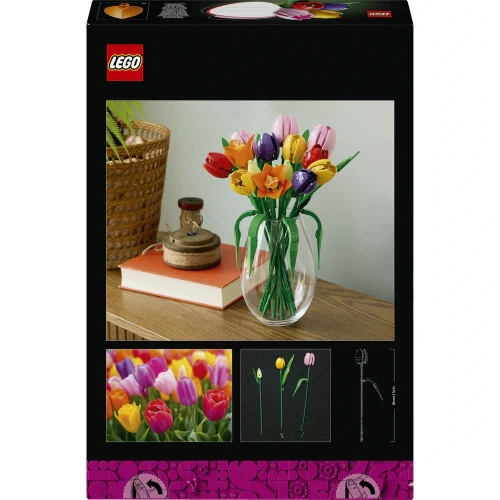 Set construcție Lego Botanicals Tulip Bouquet, 576 elemente cumpăra în Chișinau