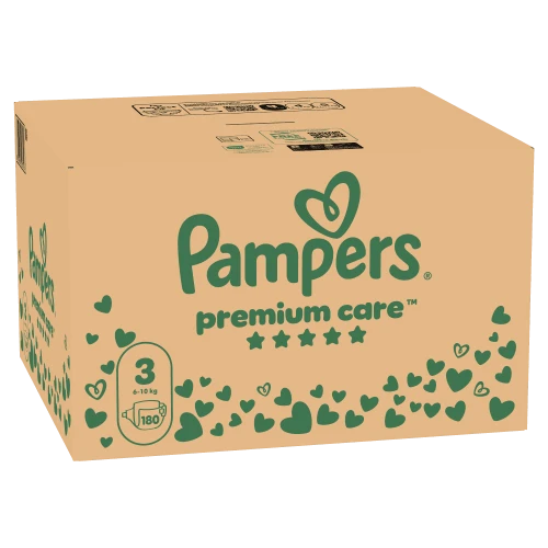 Scutece Pampers Premium Care BOX №3 (6–10 kg), 180 buc. cumpăra în Chișinau