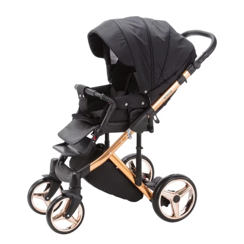 Коляска 2 в 1 Adamex Chantal Star Black Rose Gold купить в Кишиневе
