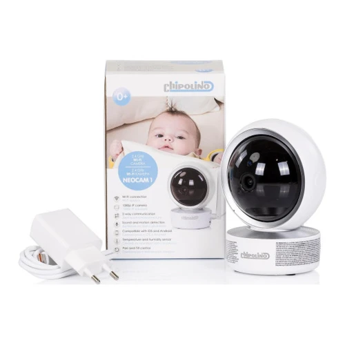 Cameră Wi-Fi inteligentă Chipolino Neocam 1, Full HD 1080p, alb/negru cumpăra în Chișinau