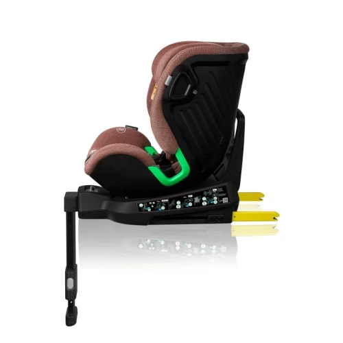 Scaun auto 40-150 cm (I-Size) Isofix Lionelo Harmony Red Brick Bamboo, rotativ 360 cumpăra în Chișinau