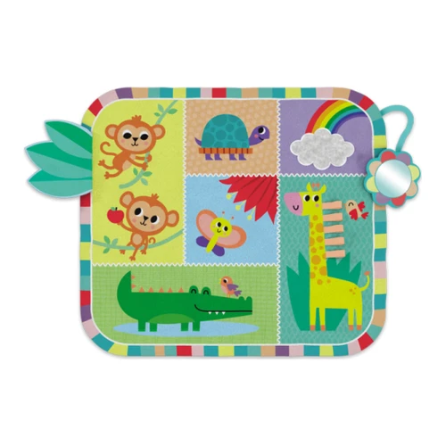 Двусторонний развивающий коврик Kids Hits My First Animals, Мои первые животные, 79,5 x 70 см купить в Кишиневе