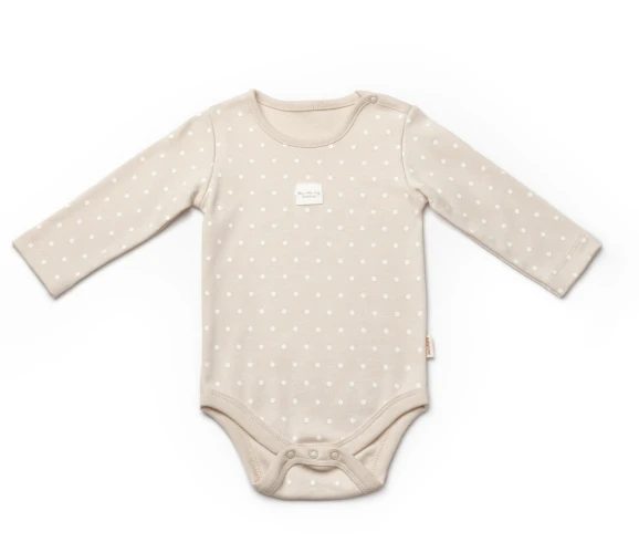 Body cu mânecă lungă BabyCosy Ecru & Ivory, 2 buc. (6-9L) cumpăra în Chișinau