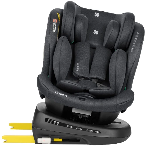 Scaun auto 0-36kg Isofix KikkaBoo Shift Dark Grey, rotativ 360 cumpăra în Chișinau