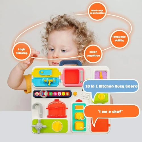 Бизиборд Huanger Montessori Kitchen купить в Кишиневе