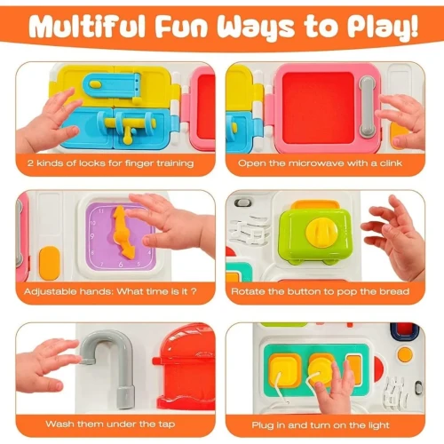 Бизиборд Huanger Montessori Kitchen купить в Кишиневе