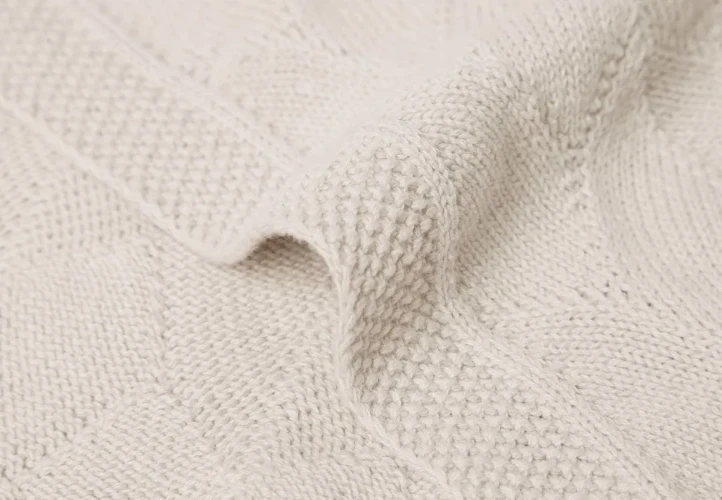 Păturică Jollein Shell Knit Nougat GOTS, 100x150 cm cumpăra în Chișinau