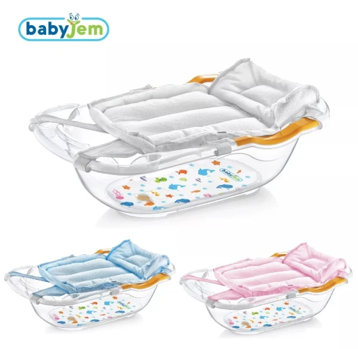 Salteluță tip hamac pentru baie BabyJem Albastră cumpăra în Chișinau