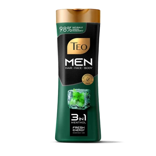 Șampon-gel de duș Teo 3in1 Men Menthol, 350 ml cumpăra în Chișinau