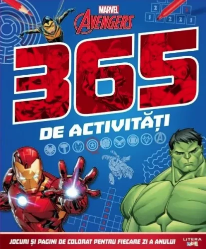 Книга Marvel Avengers. 365 заданий купить в Кишиневе
