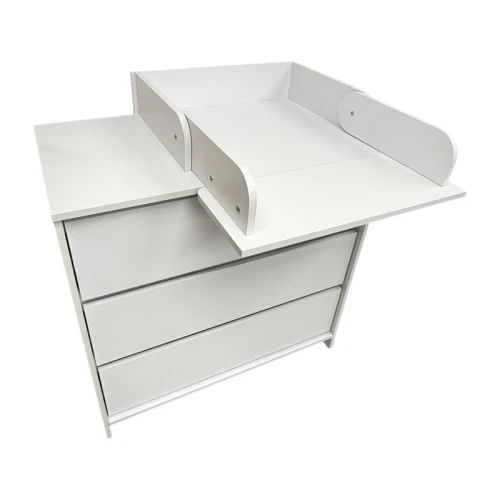 Комод-пеленальный столик Eucalyptus Giovanni90 (3 ящиков) PAL White купить в Кишиневе