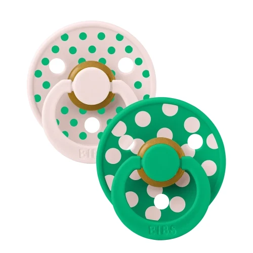 Круглые латексные соски Bibs Polka Petal & Cactus (6-18 мес.), 2 шт. купить в Кишиневе