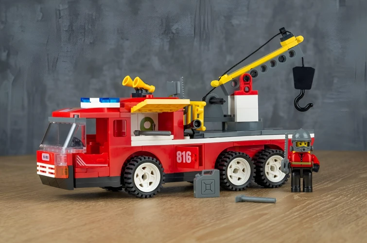 Set construcție Blocki MyFireBrigade Mașina de Pompieri, 188 elemente cumpăra în Chișinau