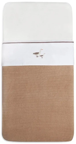 Простыня для детской кроватки Jollein Goose Ivory, 75x100 см купить в Кишиневе