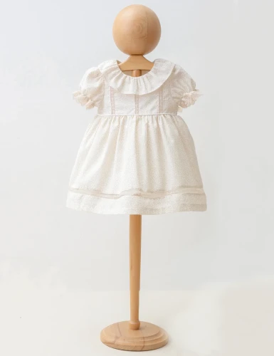 Платье с коротким рукавом Mymio Flower Beige & Ivory (6-9М) купить в Кишиневе