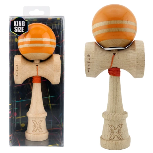 Kendama Essa Toys Flippy X Original Rainbow, Portocaliu & Maro cumpăra în Chișinau