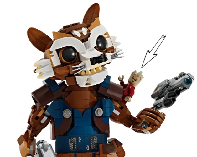 Конструкторы Lego Marvel Rocket & Baby Groot, 566 элементов купить в Кишиневе