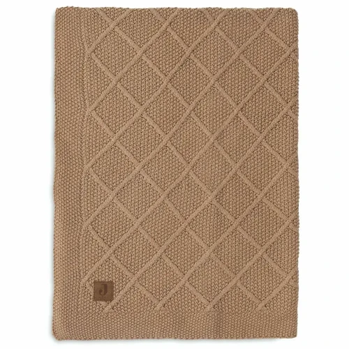 Păturică Jollein Check Knit Biscuit, 75x100 cm cumpăra în Chișinau