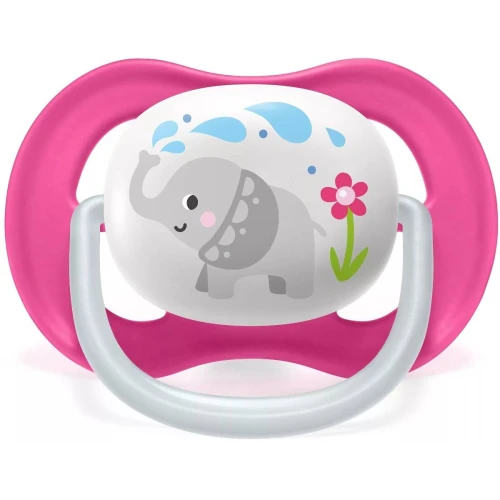 Suzeta ortodontică din silicon Philips Avent Air Animal Pink (6-18 luni), 2 buc. cumpăra în Chișinau