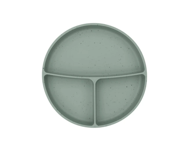 Тарелка секционная Kikkaboo Platinum Silicone Sage купить в Кишиневе
