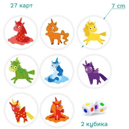 Настольная игра Dodo, на скорость и реакцию Единороги купить в Кишиневе