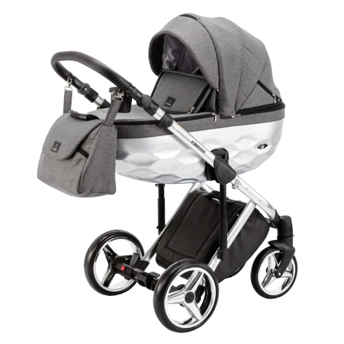 Коляска 2 в 1 Adamex Chantal Star Grey Silver купить в Кишиневе