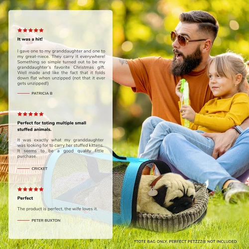 Переноска для игрушечных животных Perfect Petzzz Tote Blue купить в Кишиневе