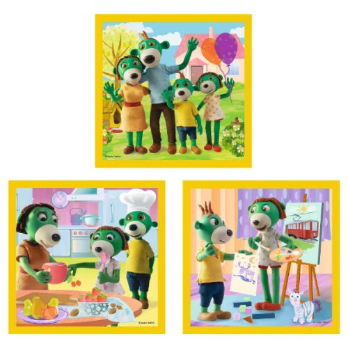 Пазл Toys Outlet Семья Трефликов 3 в 1, 106 элементов купить в Кишиневе