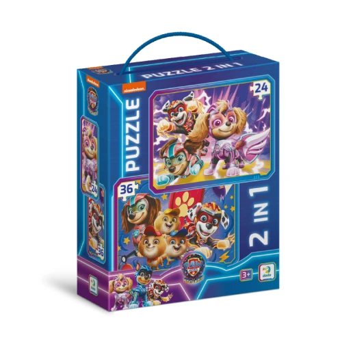 Puzzle Dodo 2 în 1 Păstrăm lumea în siguranță, seria Patrula cățelușilor, 24 și 36 elemente cumpăra în Chișinau