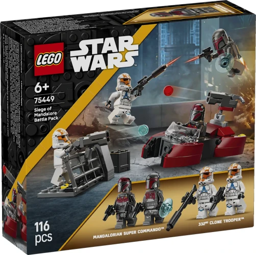 Конструкторы Lego Star Wars Siege of Mandalore Battle Pack, 116 элементов купить в Кишиневе