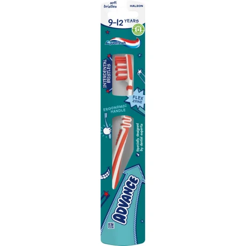 Periuta de dinti Aquafresh Advance in sort. (9-12 ani) cumpăra în Chișinau