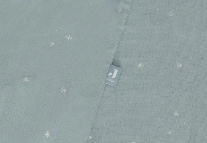 Комплект в кроватку Jollein Twinkling Sea Green (2 предмета), 140x100 см купить в Кишиневе