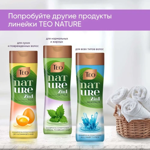 Șampon-balsam Teo 2in1 Nature Nettle, 350 ml cumpăra în Chișinau