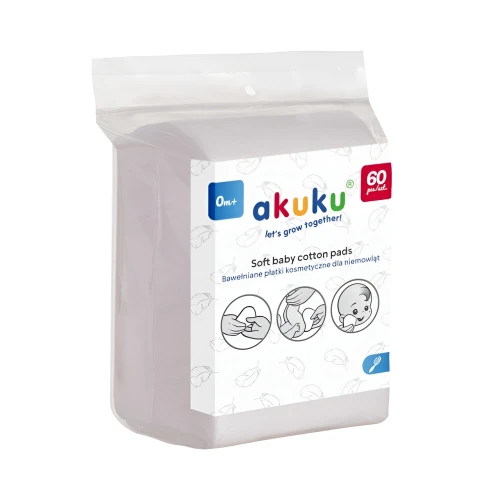 Ватные диски Akuku, 60 шт. купить в Кишиневе
