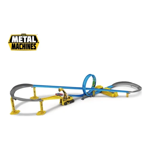 Set de joacă Zuru Metal Machines Construction Destruction, pistă cu buclă 360 grade și 2 mașinuțe die-cast cumpăra în Chișinau