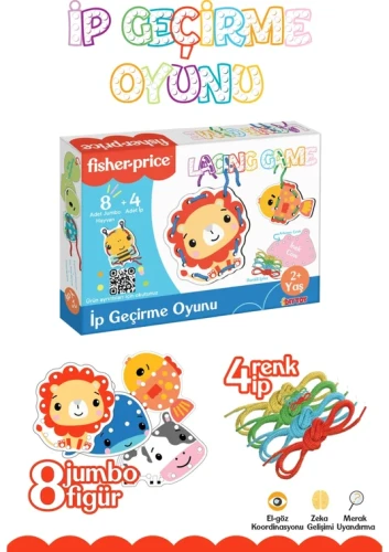 Развивающая игра со шнурками Fisher-Price купить в Кишиневе