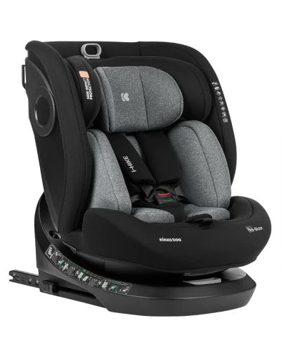 Автокресло 0-36кг (i-Size) Isofix Kikkaboo i-Hike Dark Grey, поворотное 360 купить в Кишиневе