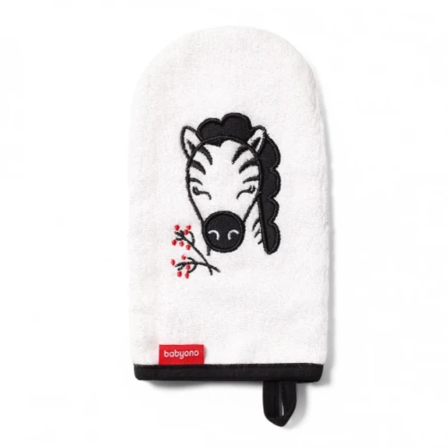 Детская перчатка для купания BabyOno Zebra White купить в Кишиневе