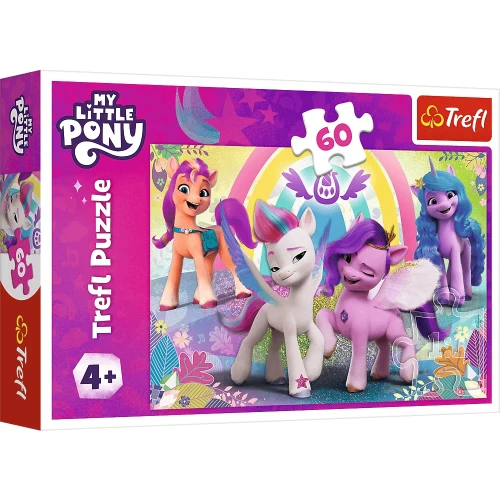 Пазл Trefl My Little Pony In the world of friendship, 60 элементов купить в Кишиневе
