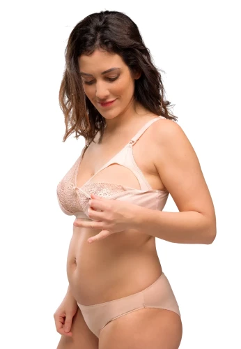 Бюстгальтер для кормления Carriwell Soft as Silk Rose Beige, размер XL купить в Кишиневе