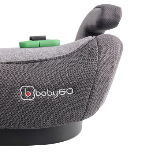 Înălțător auto booster i-Size BabyGo Bursa IV Grey, 125-150 cm, ISOFIX cumpăra în Chișinau