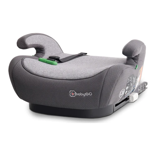 Înălțător auto booster i-Size BabyGo Bursa IV Grey, 125-150 cm, ISOFIX cumpăra în Chișinau