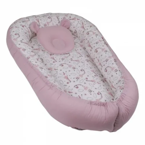 Babynest pentru bebeluș PernaMea Girafa Roz cumpăra în Chișinau