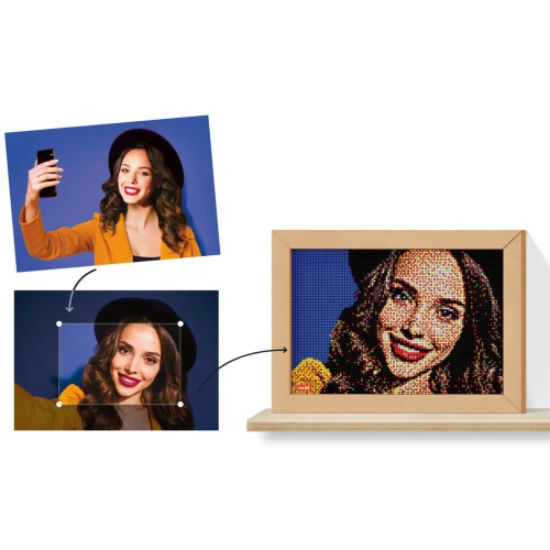 Мозаика Quercetti Pixel Art 4 Take a Selfi, 4800 элементов купить в Кишиневе