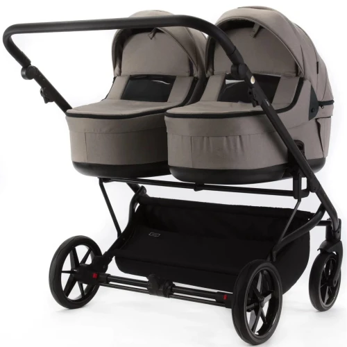 Carucior pentru gemeni 2 in 1 Adamex Leo Duo Brown cumpăra în Chișinau
