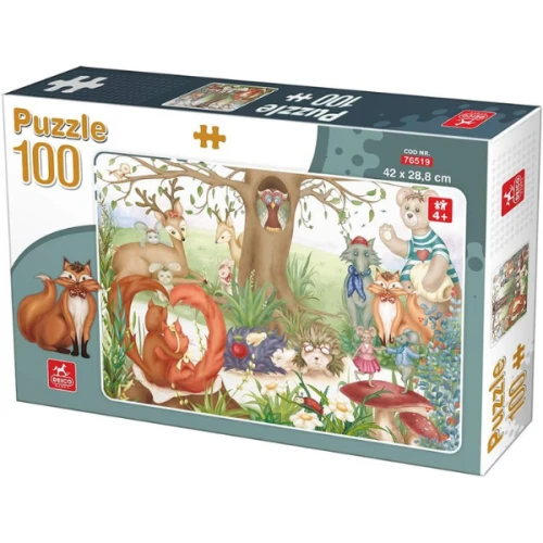 Puzzle Toys Outlet Animale din pădure, 100 elemente cumpăra în Chișinau