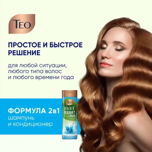Шампунь-кондиционер Teo 2in1 Nature Minerals, 350 мл купить в Кишиневе