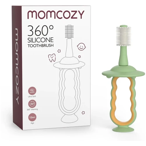 Зубная щётка Momcozy Green (12 мес.+) купить в Кишиневе