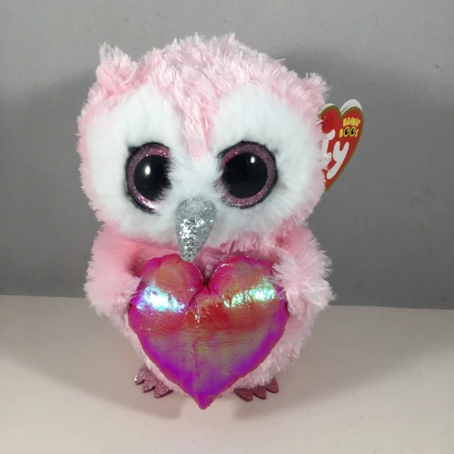 Плюшевая игрушка TY Совёнок Whisper Beanie Boos, 15 см купить в Кишиневе
