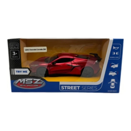 Машинка металлическая модель MSZ Chevrolet Corvette C8 Z06 2024, масштаб 1:24 купить в Кишиневе